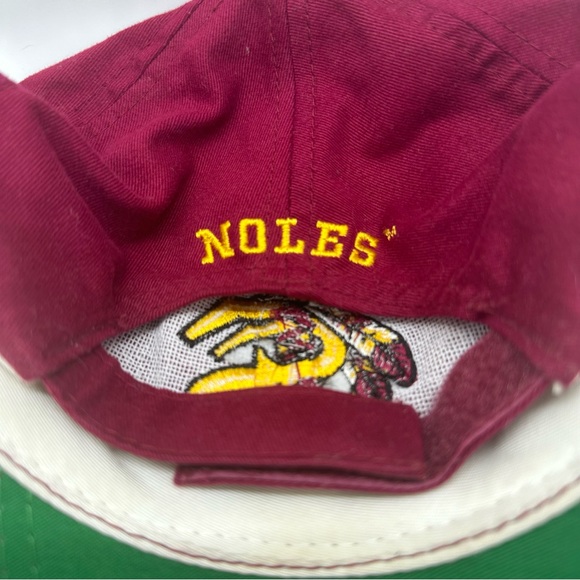 Florida State Seminoles Feather Logo Hat/Cap Red Sports Specialties One Size - Picture 3 of 6